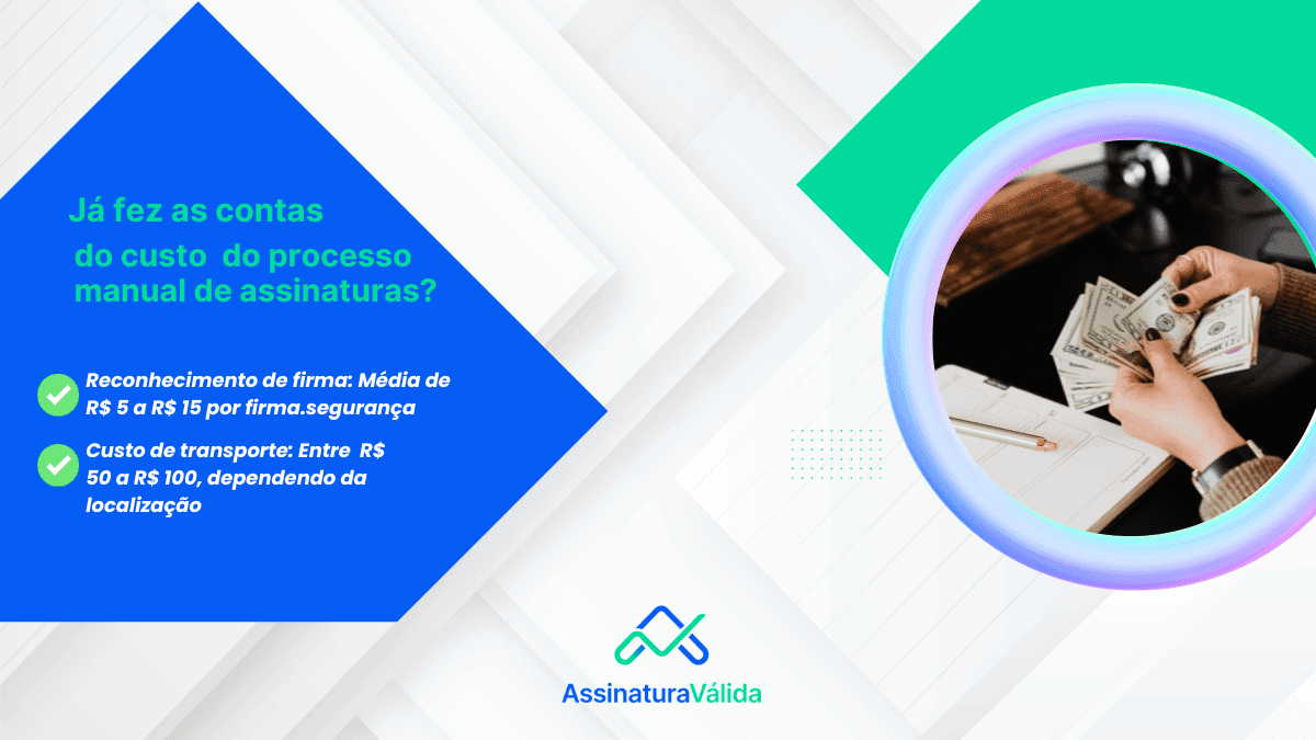 Você sabe o custo que tem mantendo um processo manual de assinaturas?